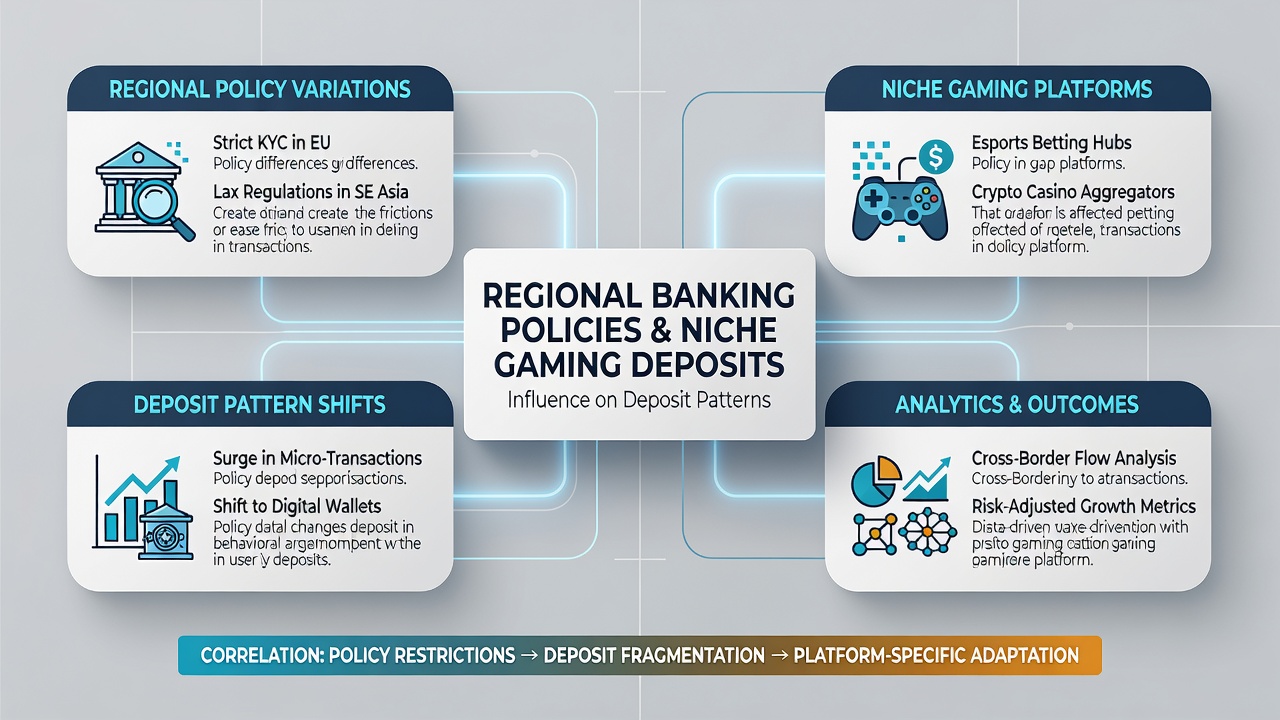 Graph illustrating shifts in deposit channel preferences on niche gaming platforms following banking policy updates