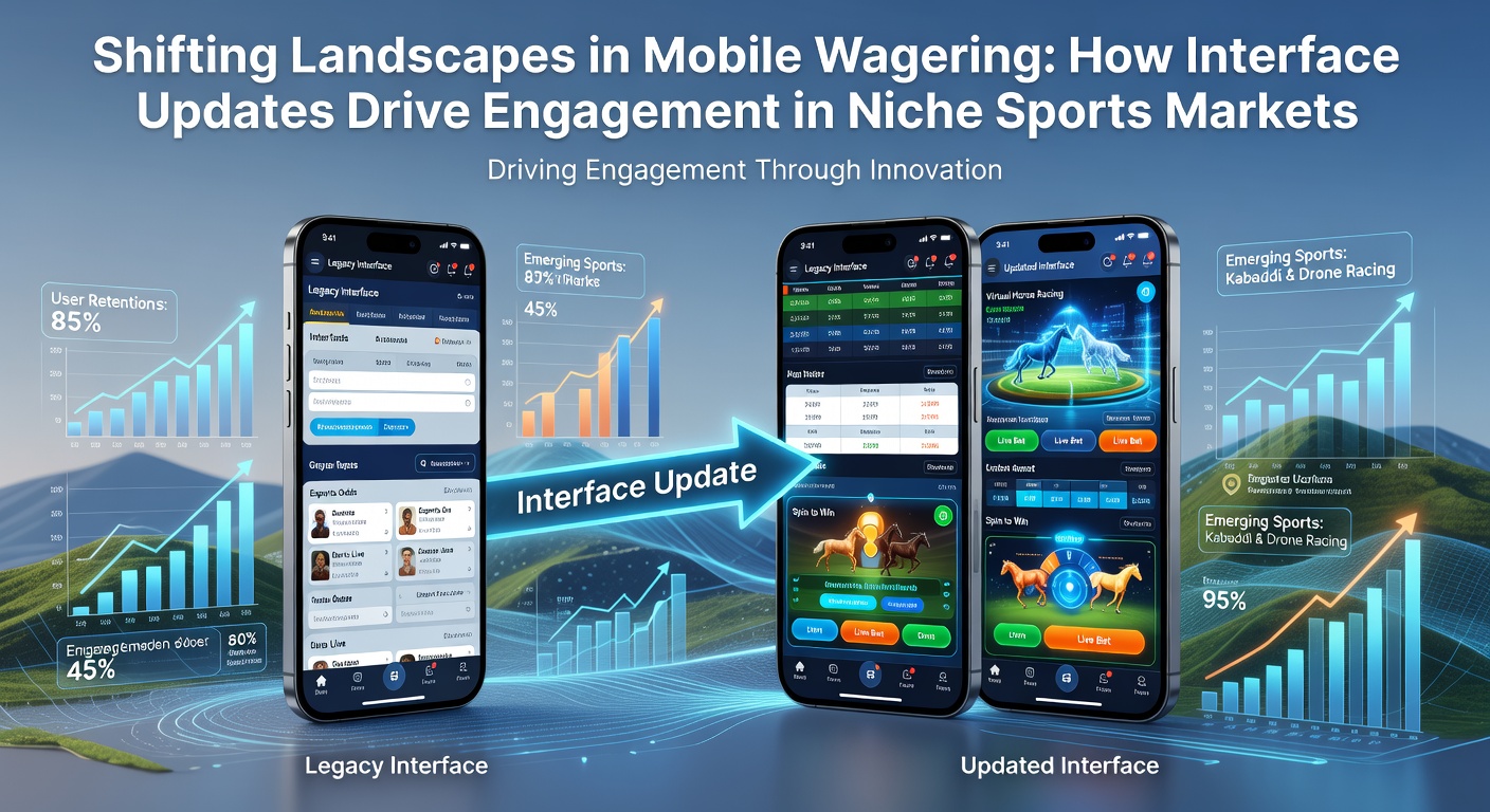 Sleek mobile wagering app interface displaying niche sports betting options like darts and table tennis with real-time stats and intuitive navigation