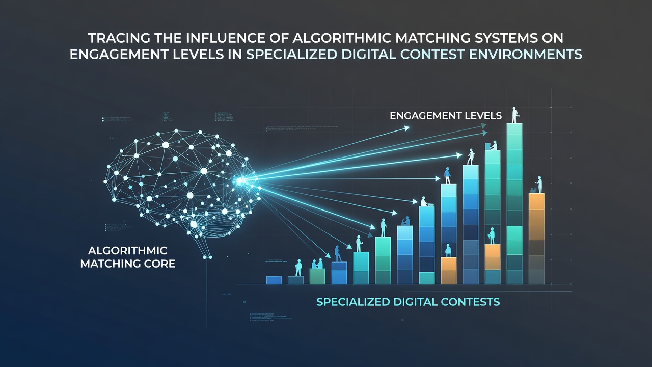 Digital interface showing algorithmic participant pairing in an online coding contest platform